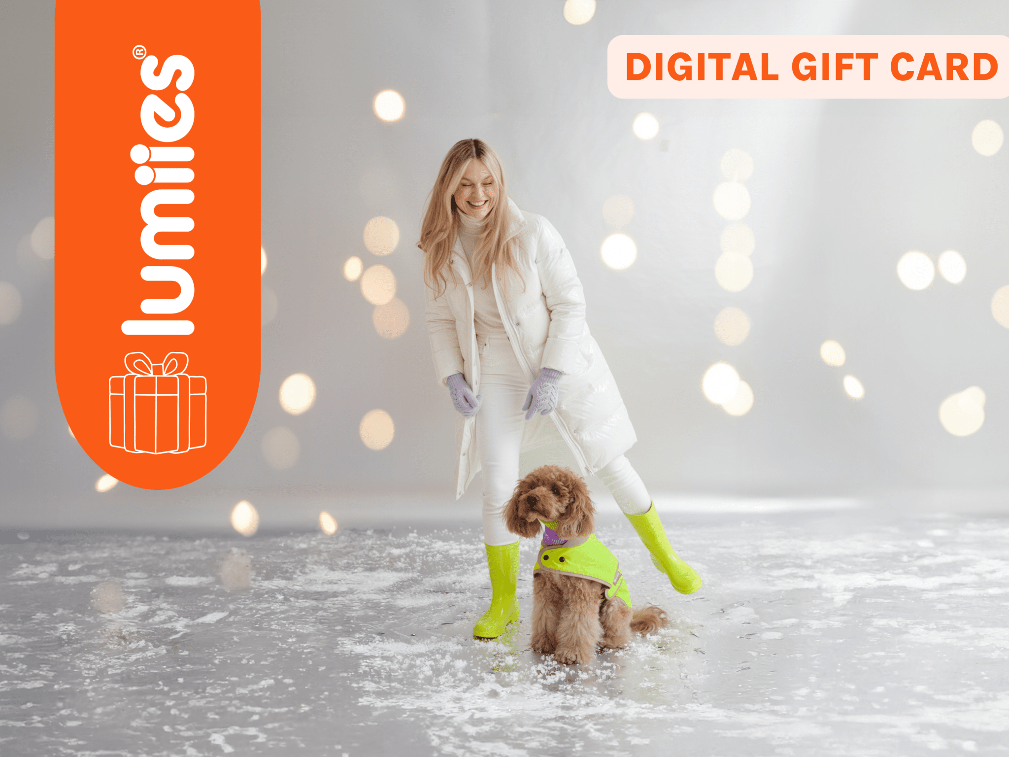 Digitale Gutscheinkarte von lumiies® - das schönste Geschenk für besondere Anlässe und Hundefreunde