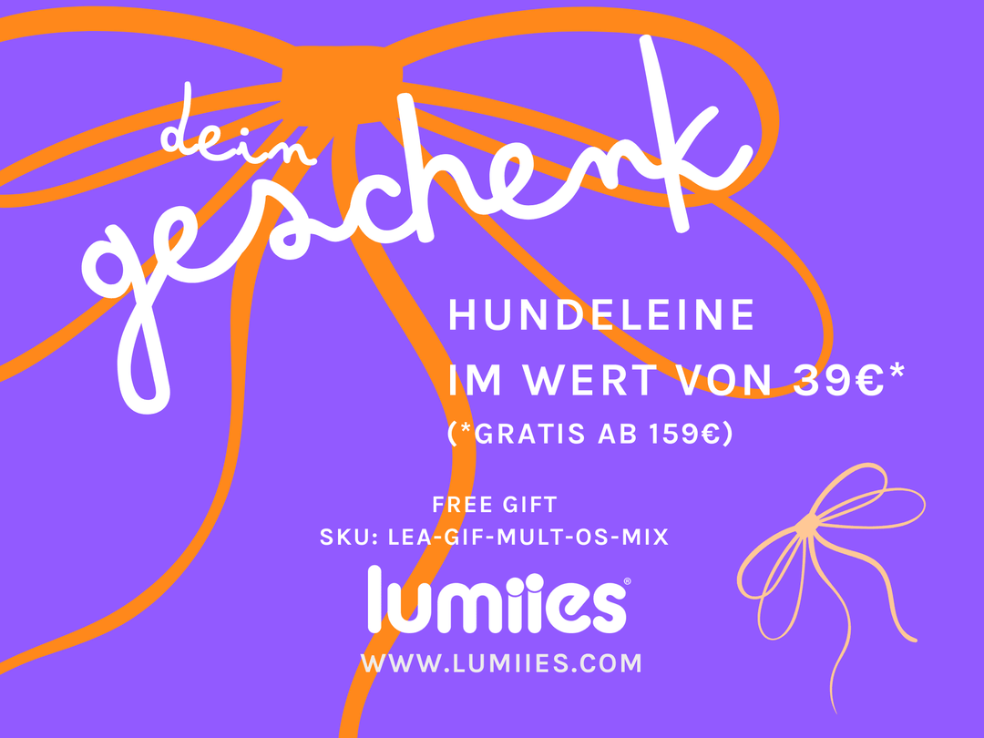 Herbst Deal: Gratis Hundeleine (Wert 39 €) ab 159 € Einkaufswert - lumiies - high visibility