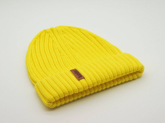 THE COTTON BEANIE (100% GOTS-Bio-Baumwolle) - lumiies - high visibility