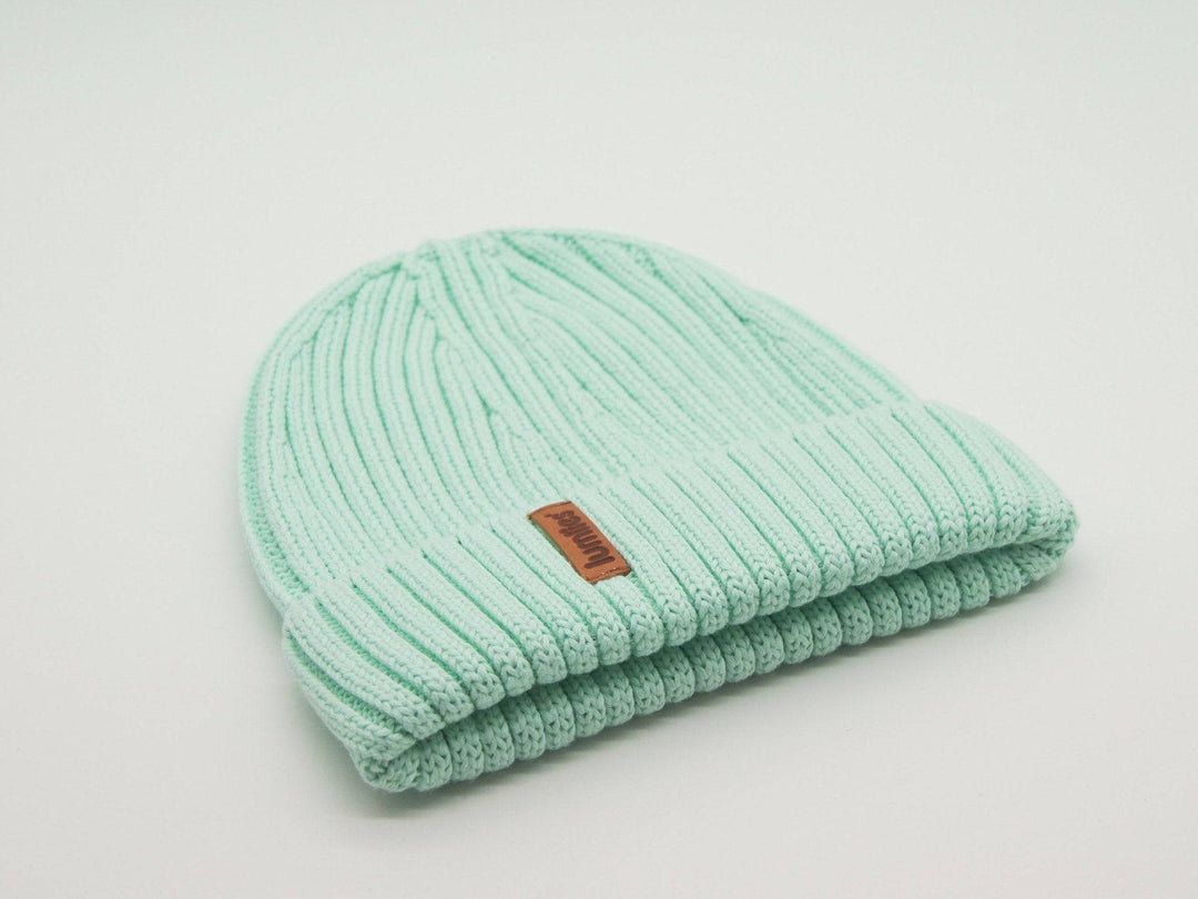 THE COTTON BEANIE (100% GOTS-Bio-Baumwolle) - lumiies - high visibility