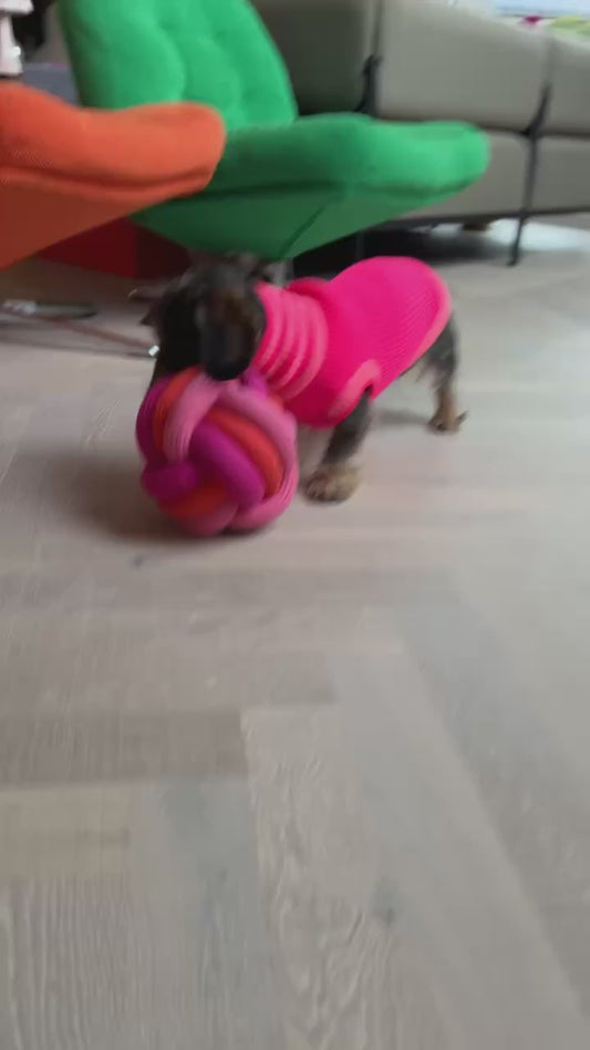 THE GLOW JUMPER 2.0 - Neon Hundepullover - (Pink Parade)