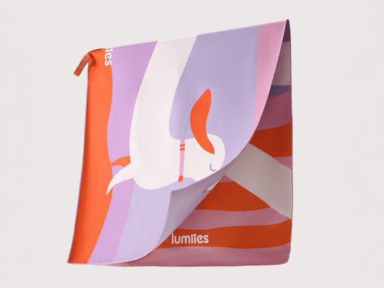 Mikrofaser-Handtuch mit Dackel Design schnelltrocknend und sandabweisend