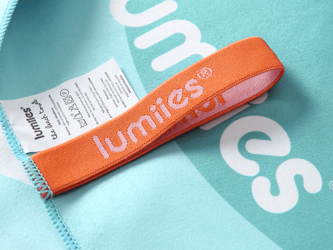 Detailansicht Beach Towel mit lumiies® Logo