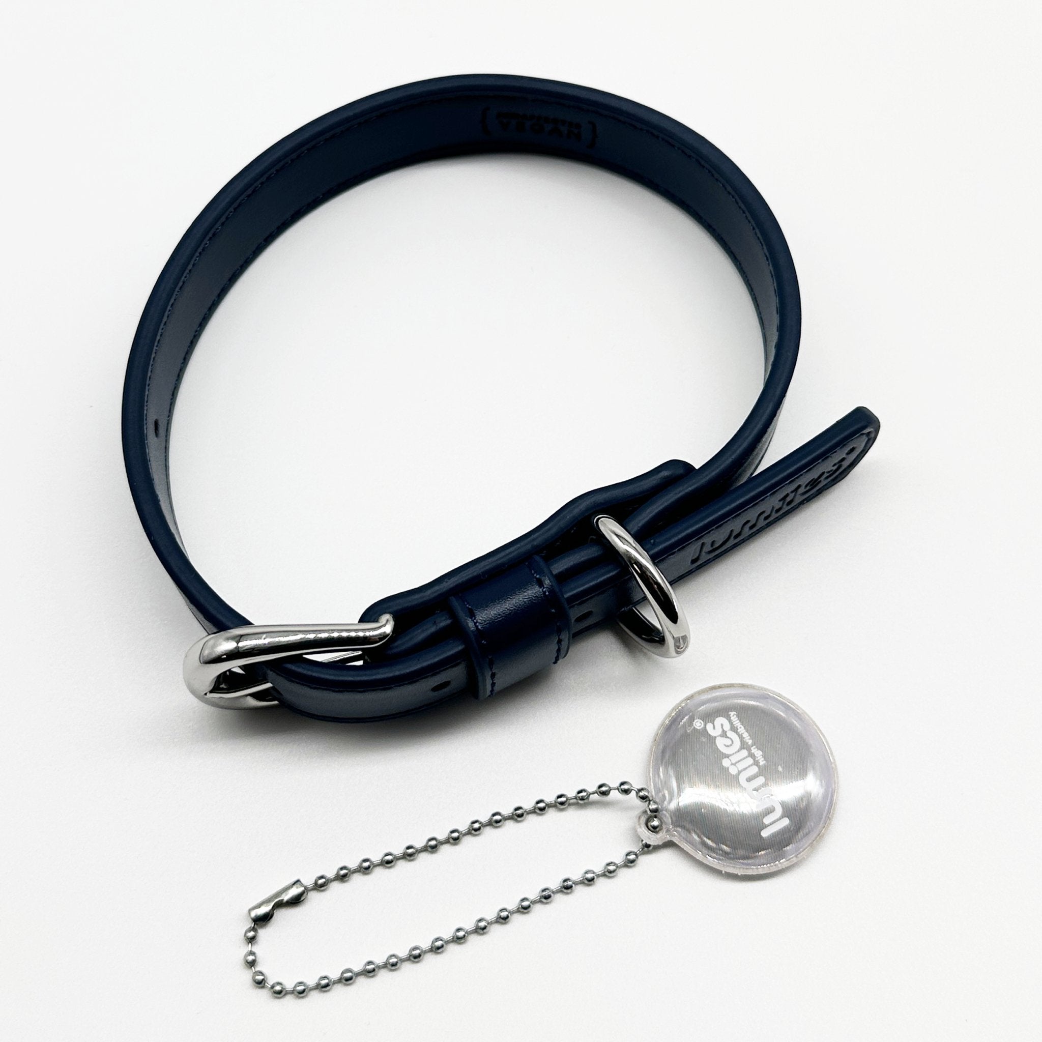 THE CITY COLLAR (nautical navy) - Hundehalsband vegan - lumiies - high visibility