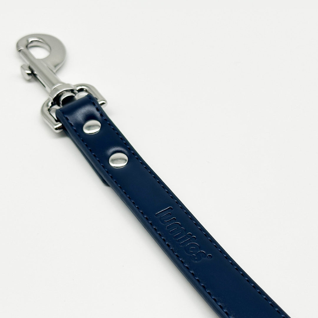 THE CITY LEASH (nautical navy) - Hundeleine vegan - lumiies - high visibility