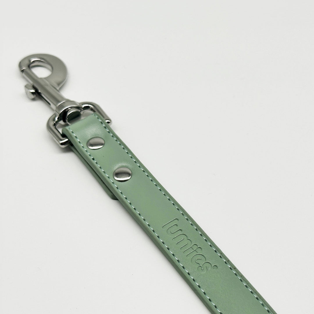 THE CITY LEASH (silky sage) - Hundeleine vegan - lumiies - high visibility