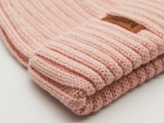 THE COTTON BEANIE - Pink Powder (Strickmütze) - lumiies - high visibility