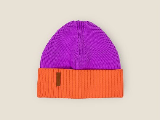 The Glow Beanie 2.0 – Neon Pink und Neon Magenta Strickmütze für Sport, Outdoor & Gassirunden im Winter von lumiies®