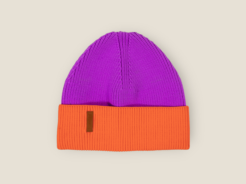 The Glow Beanie 2.0 – Neon Pink und Neon Magenta Strickmütze für Sport, Outdoor & Gassirunden im Winter von lumiies®