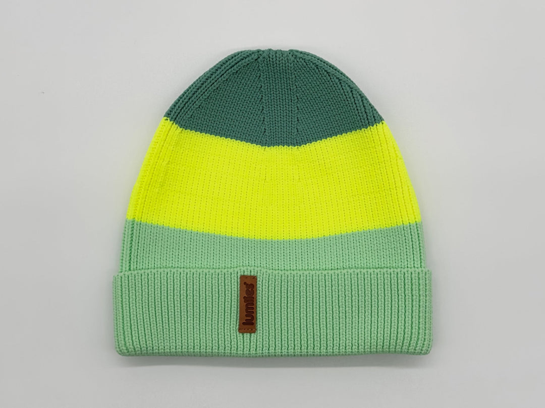 THE GLOW BEANIE - Neon Strickmütze - lumiies - high visibility