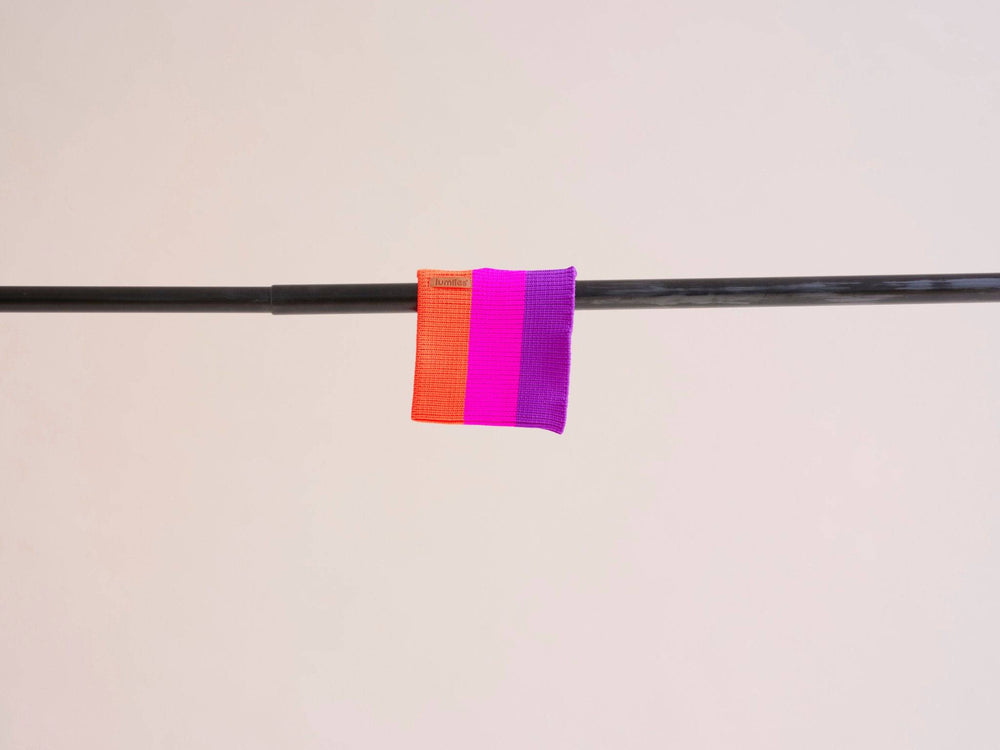 Neon Hundeschal Glow Loop 2.0 Electric Sunset – elastisch gestrickt, hohe Sichtbarkeit, Trendfarbe 2026