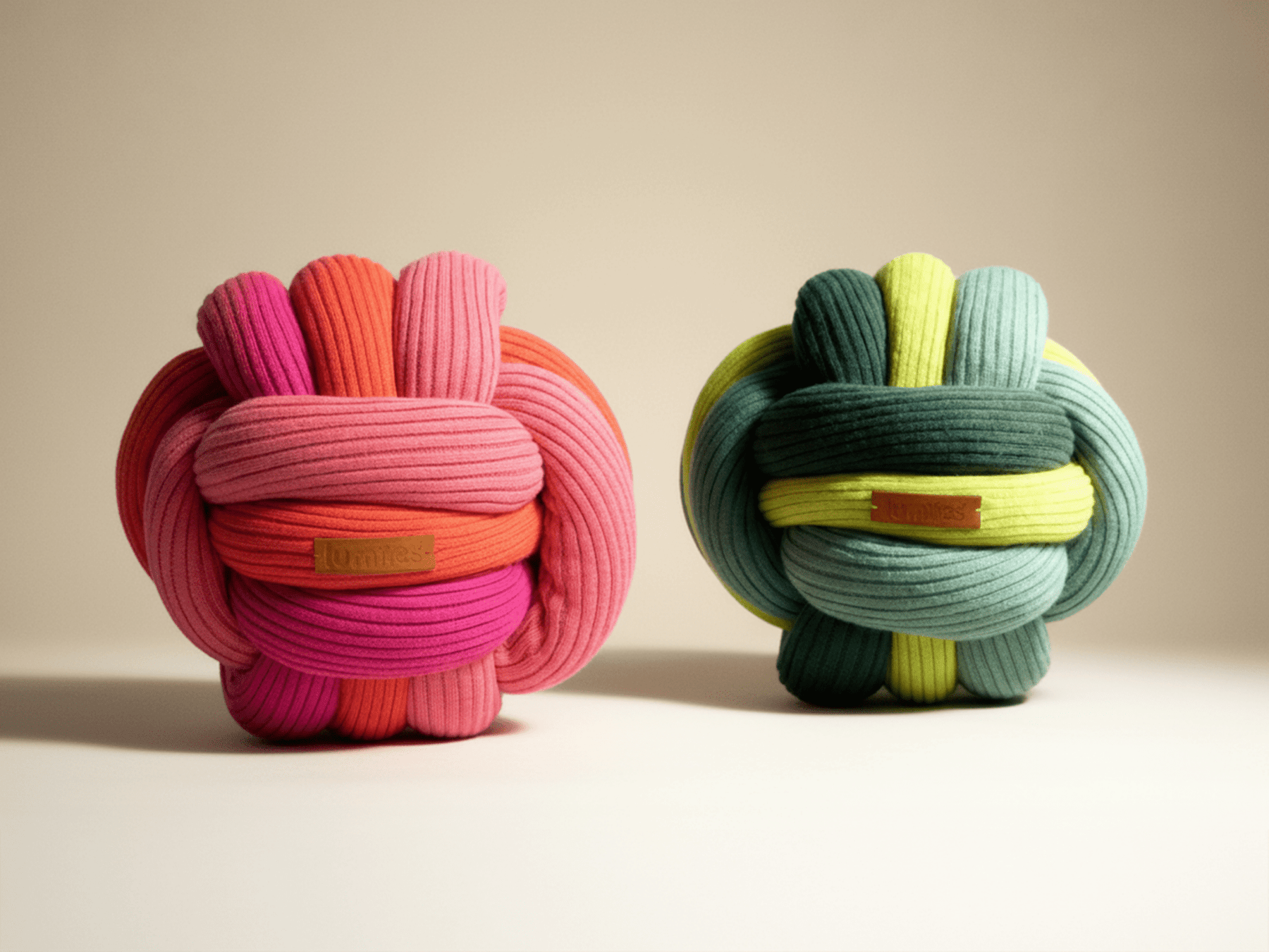 Twisty Ball Duo – bunter Schnüffelball aus Bio-Baumwolle von lumiies®